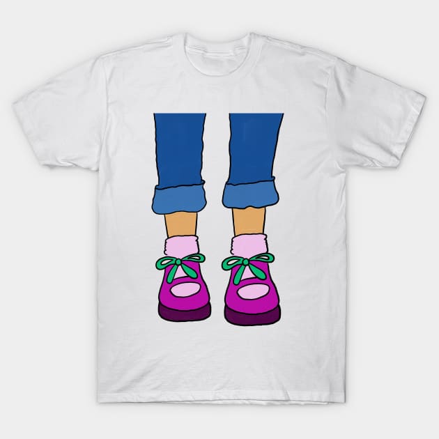 Mary Janes T-Shirt by Colzo Art